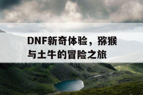 DNF新奇体验，猕猴与土牛的冒险之旅