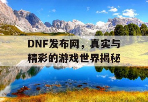 DNF发布网，真实与精彩的游戏世界揭秘