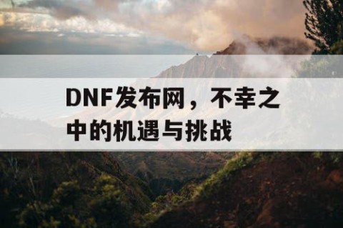 DNF发布网，不幸之中的机遇与挑战