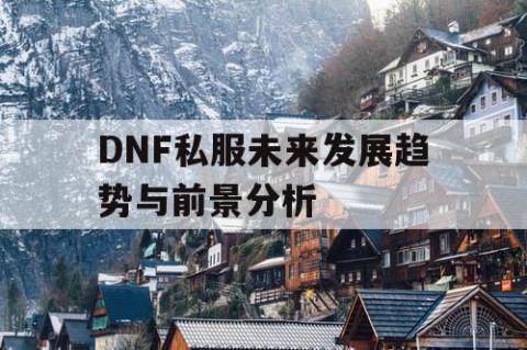 DNF私服未来发展趋势与前景分析