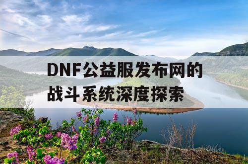 DNF公益服发布网的战斗系统深度探索