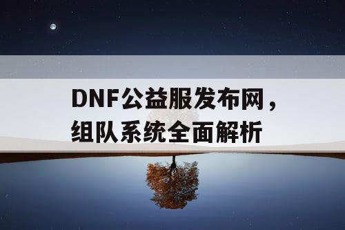 DNF公益服发布网	，组队系统全面解析