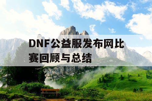 DNF公益服发布网比赛回顾与总结