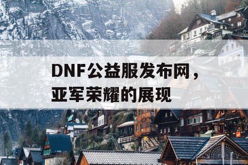 DNF公益服发布网	，亚军荣耀的展现